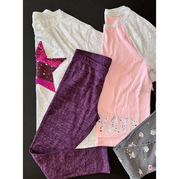 So favorite leggings cats music Athletic Works tee shirt top sequin star XL XXL - Picture 7 of 8